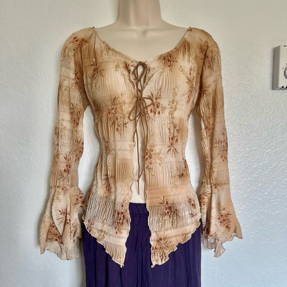 Vintage Y2K Dynamite Tie-Front Top